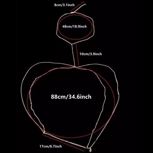 Body Chain Silver/ Gold - Picture 7 of 7